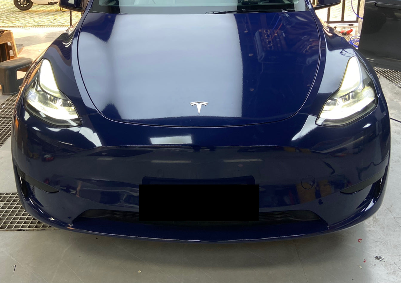 Mallcas™ Glossy Midnight Blue Vinyl Wrap