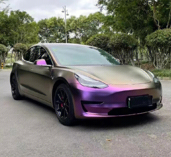 Mallcas™ Matte Diamond Red Copper Vinyl Wrap (PET Liner)