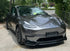 Mallcas™ Glossy Liquid Metallic Gun-Grey Vinyl Wrap (PET Liner)