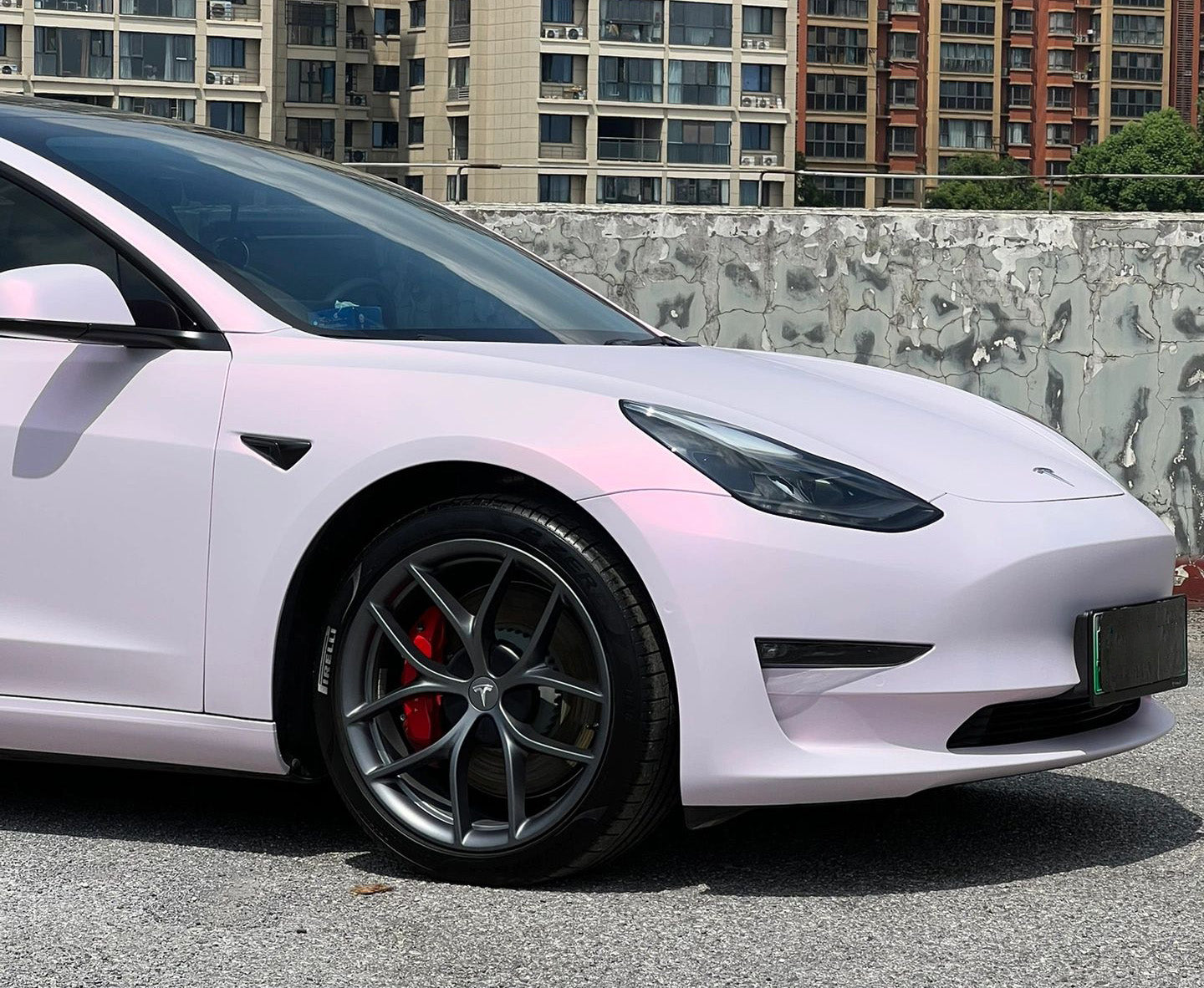 Mallcas™ Matte Diamond Pollen Vinyl Wrap (PET Liner)