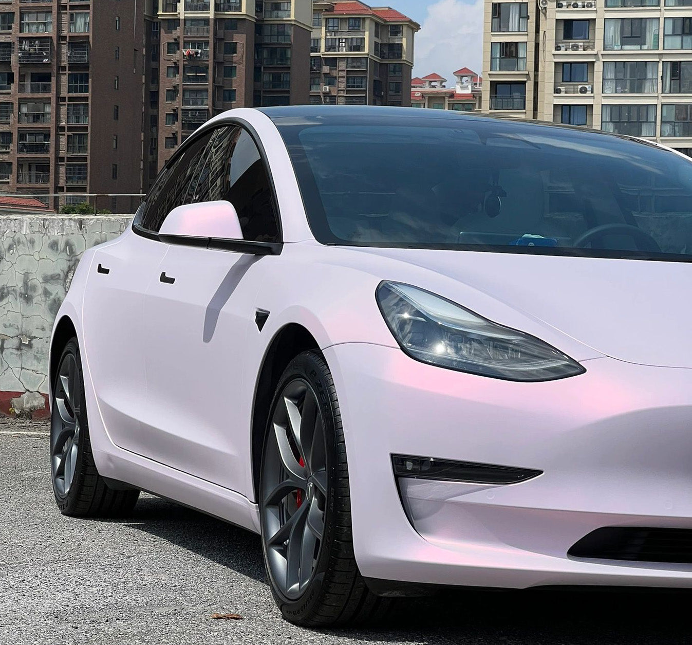 Mallcas™ Matte Diamond Pollen Vinyl Wrap (PET Liner)