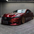 Mallcas™ Glossy liquid Metallic Dragon Blood Red Vinyl Wrap