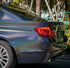 Mallcas™ Glossy Rainbow Metallic Laser Black Vinyl Wrap (PET Liner)