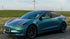 Mallcas™ Glossy Candy Metallic Neon Peacock Green Vinyl Wrap (PET Liner)