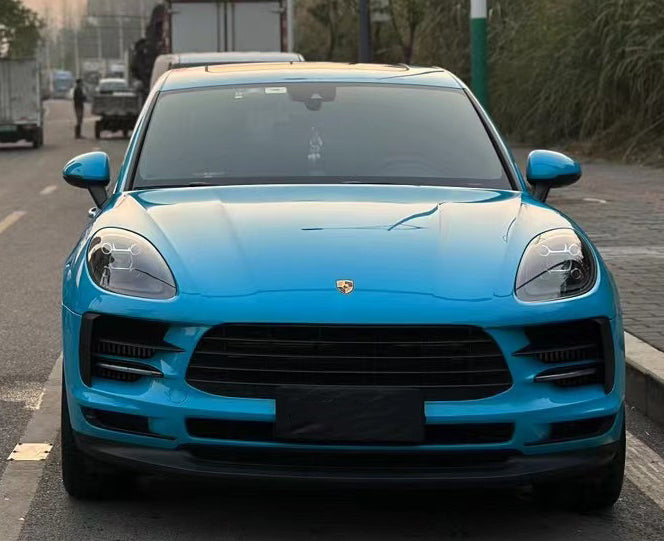 Mallcas™ Glossy Miami Blue Vinyl Wrap (PET Liner)