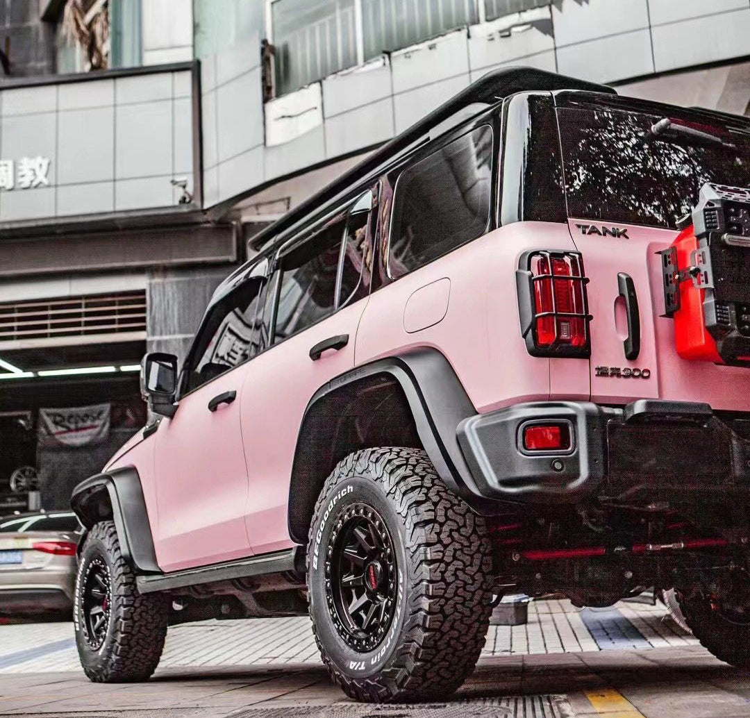 Mallcas™ Super Matte Rose Pink Vinyl Wrap (PET Liner)