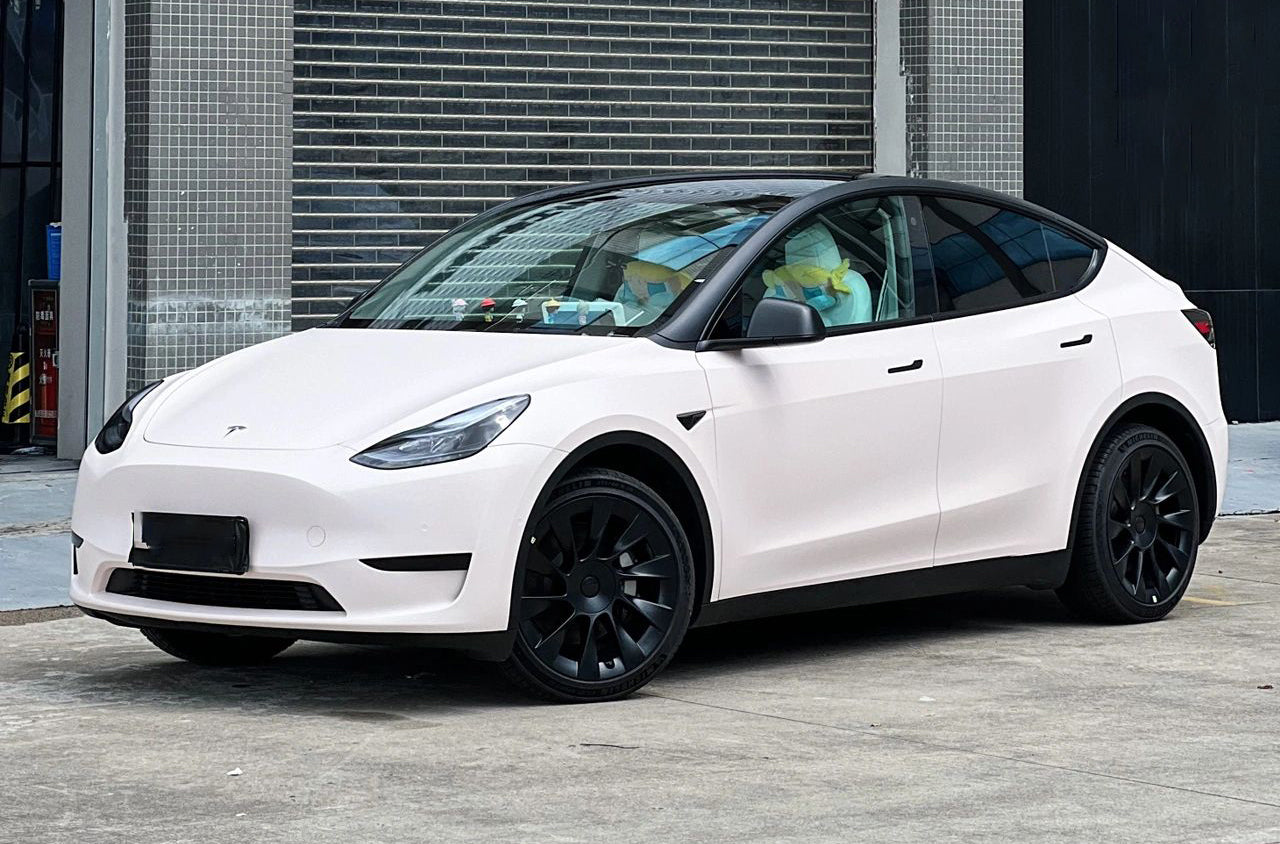 Mallcas™ Super Matte Baby Pink Vinyl Wrap (PET Liner)
