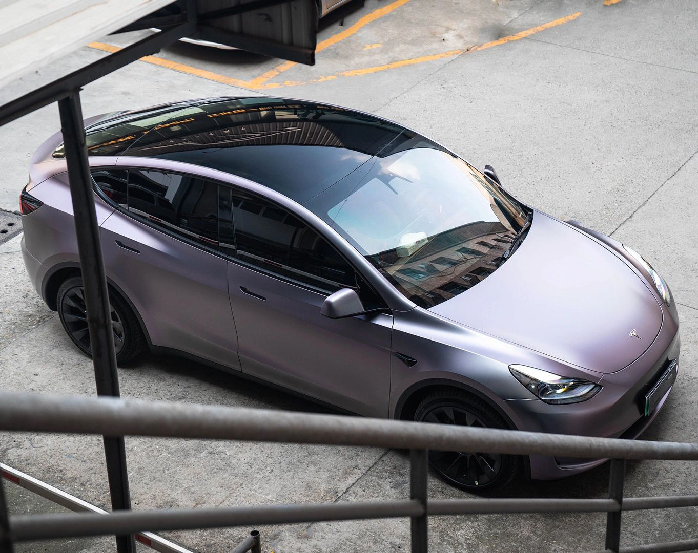 Mallcas™ Ultra Matte Capri Grey Purple Vinyl Wrap