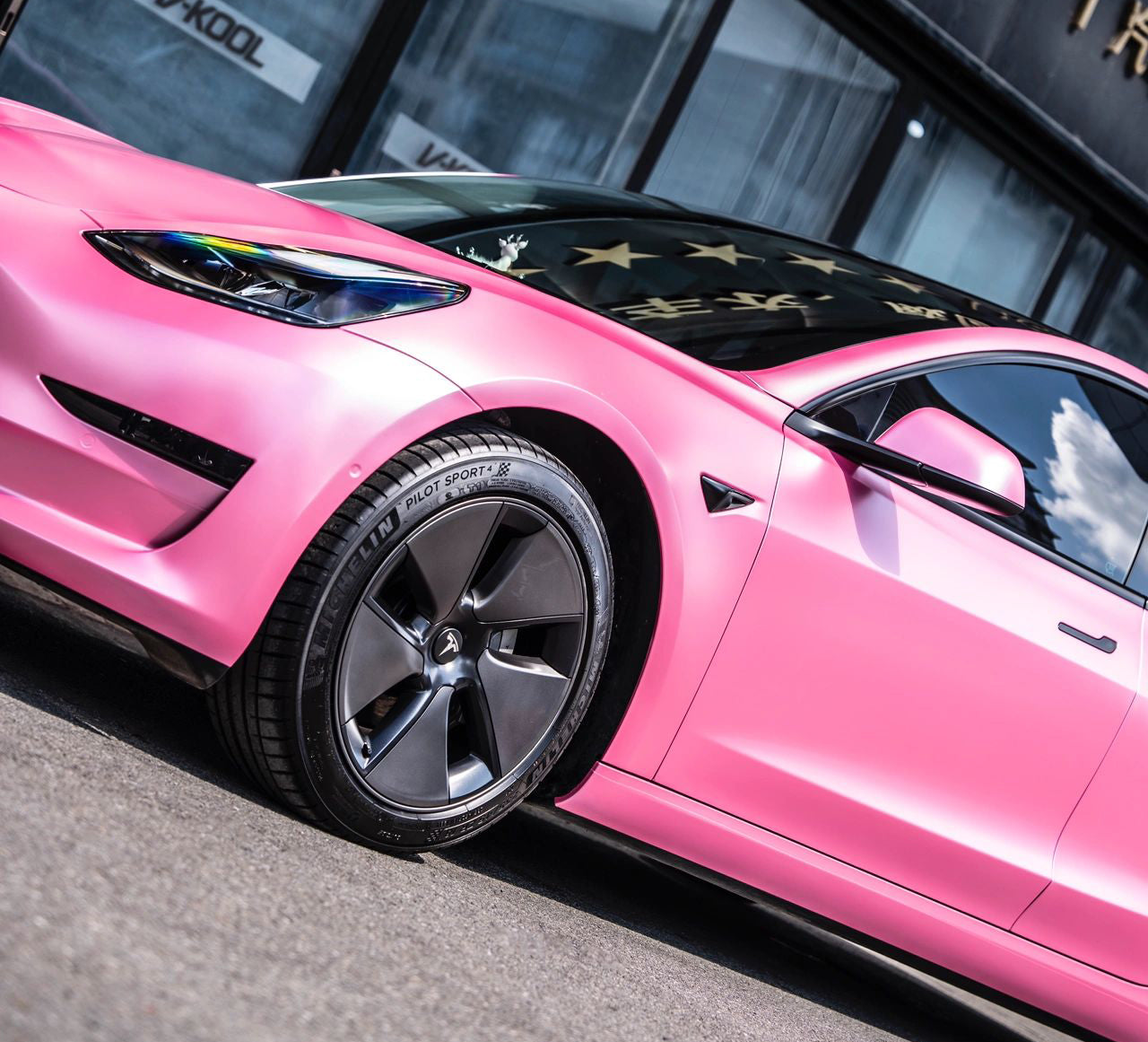 Mallcas™ Matte Metal Conch Pink Vinyl Wrap