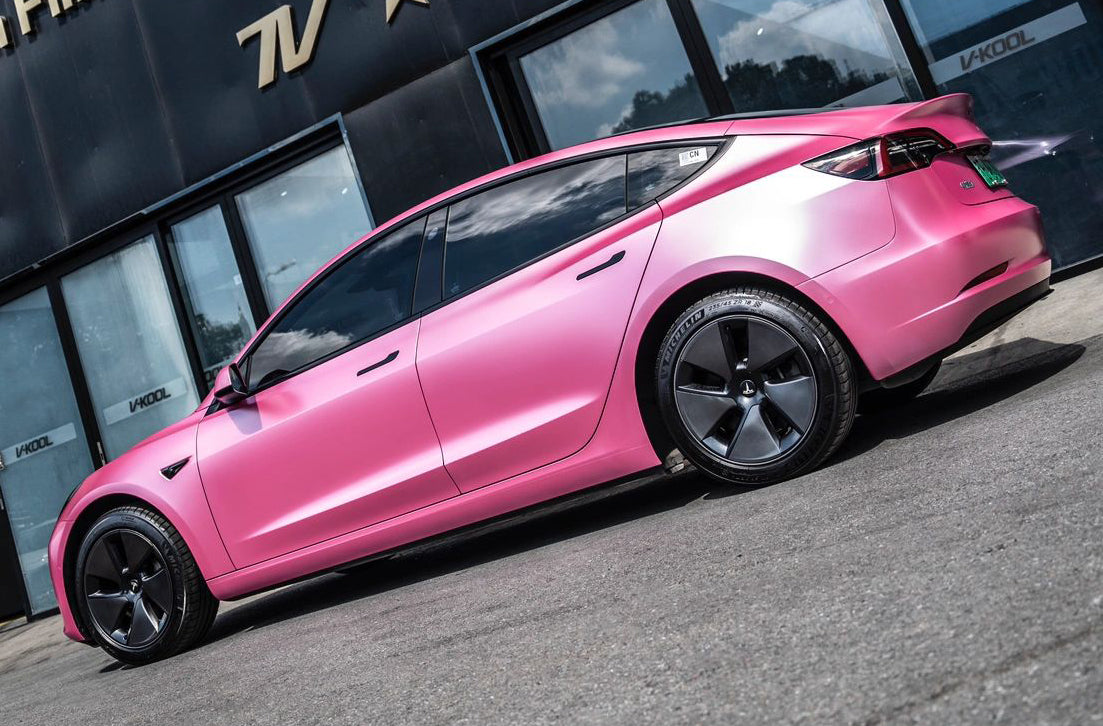 Mallcas™ Matte Metal Conch Pink Vinyl Wrap