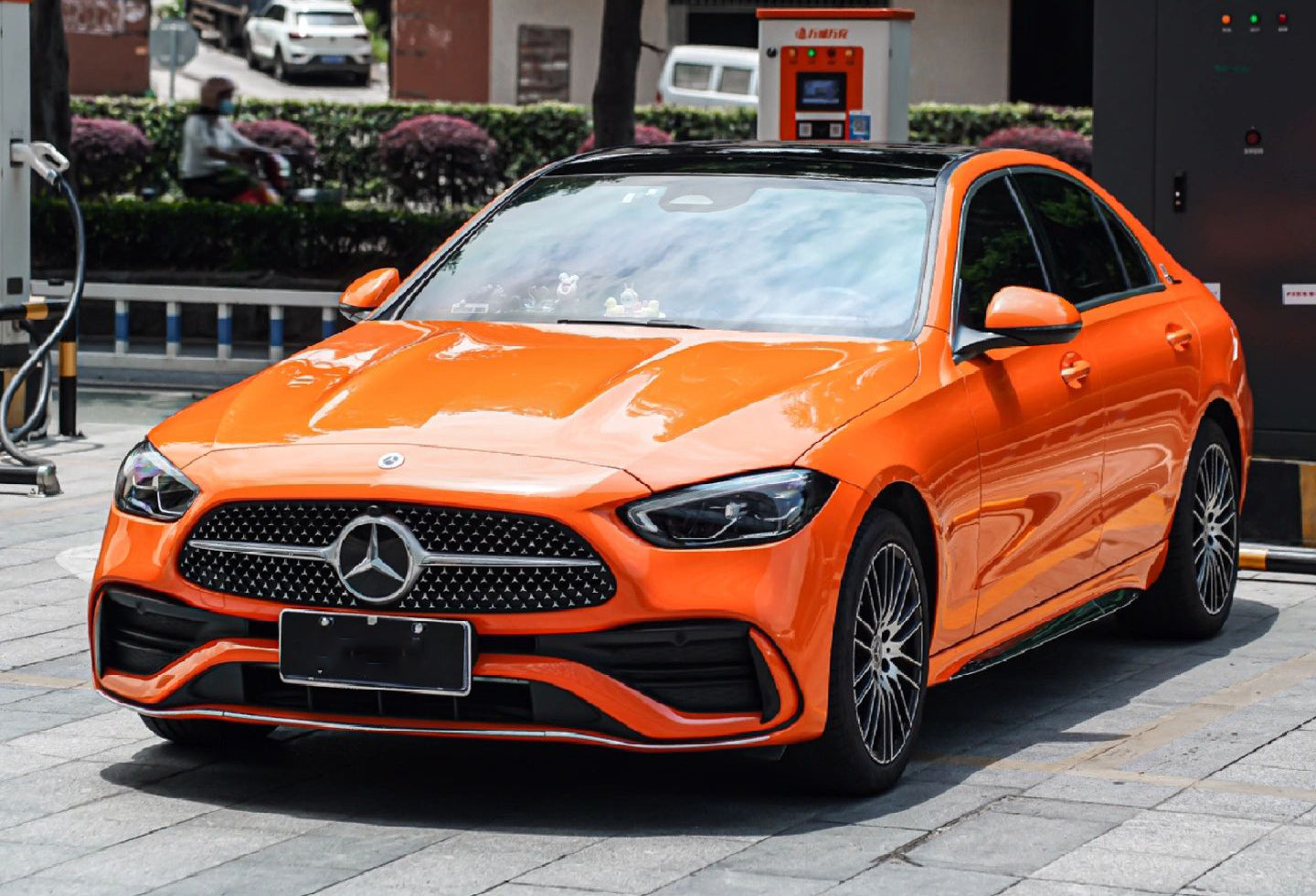 Mallcas™ Glossy Orange Vinyl Wrap