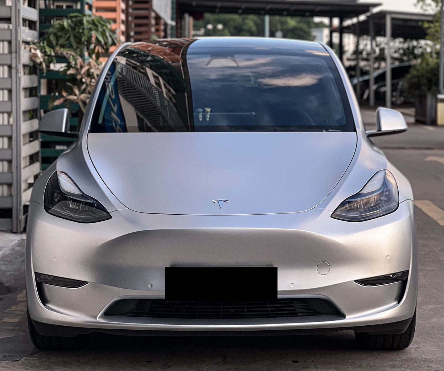 Mallcas™ Matte Pure Metal Silver Vinyl Wrap (PET Liner)
