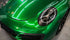 Mallcas™ Glossy Metallic Magic Flame Green Vinyl Wrap (PET Liner)