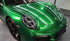 Mallcas™ Glossy Metallic Magic Flame Green Vinyl Wrap (PET Liner)
