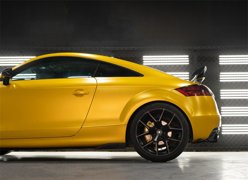 Mallcas™ Matte Pure Metal Yellow Vinyl Wrap (PET Liner)