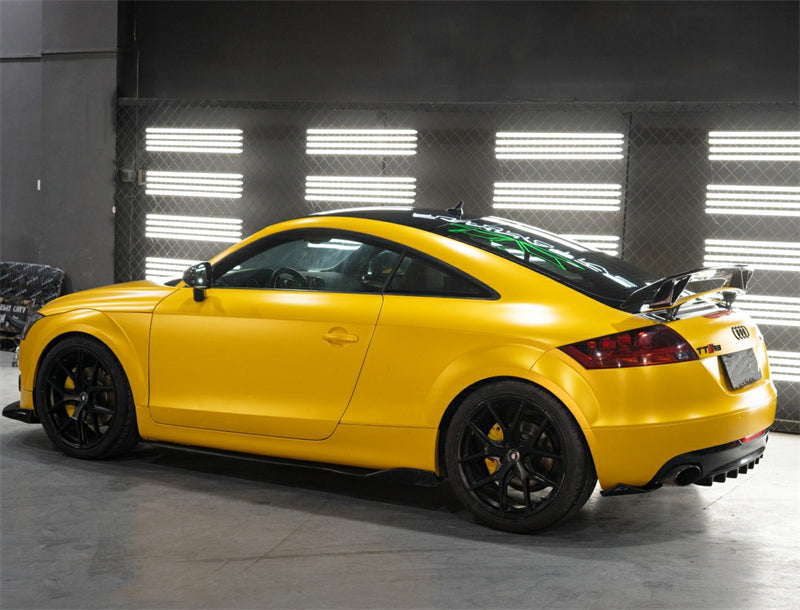 Mallcas™ Matte Pure Metal Yellow Vinyl Wrap (PET Liner)