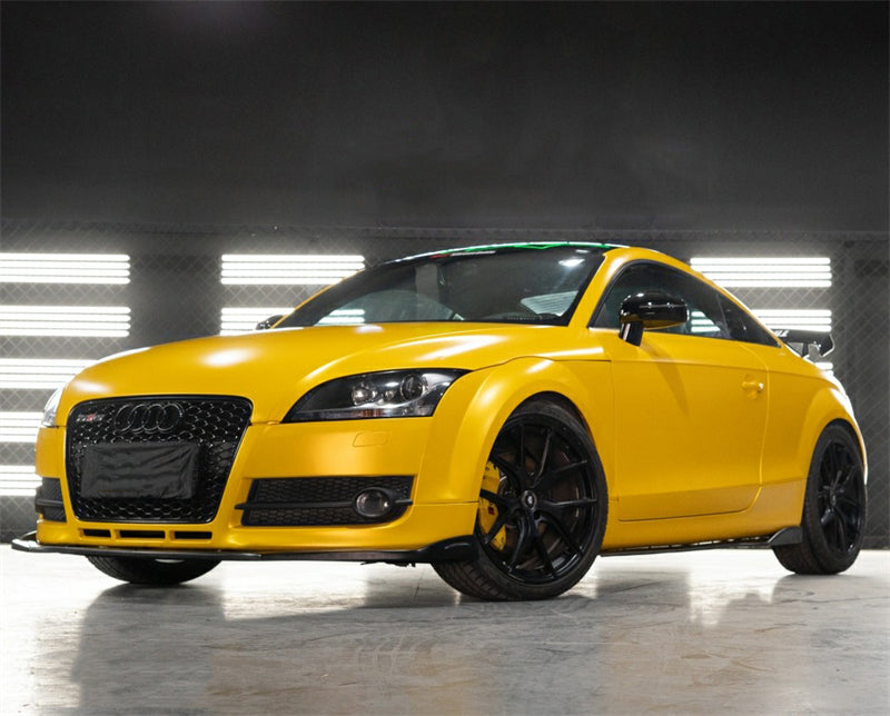 Mallcas™ Matte Pure Metal Yellow Vinyl Wrap (PET Liner)