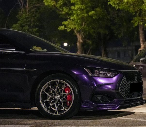 Mallcas™ Glossy Metallic Venice Purple Vinyl Wrap (PET Liner)