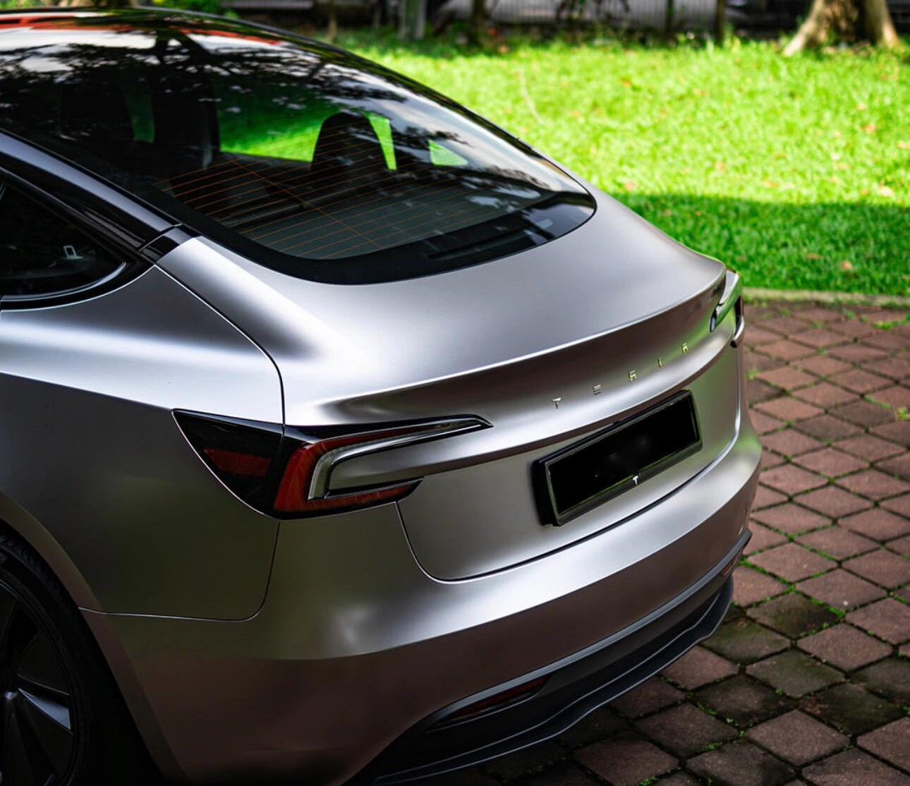 Mallcas™ Matte Pure Metal Brown Grey Vinyl Wrap (PET Liner)