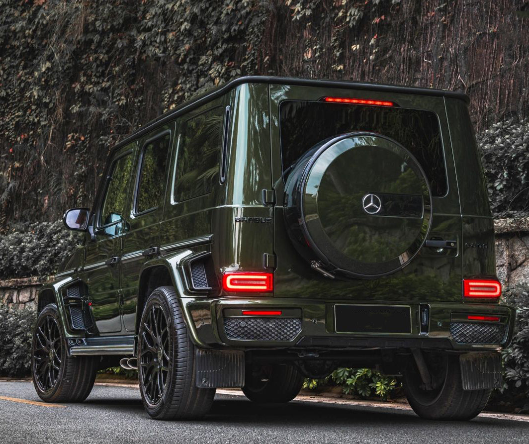 Mallcas™ Glossy Black Olive Vinyl Wrap (PET Liner)
