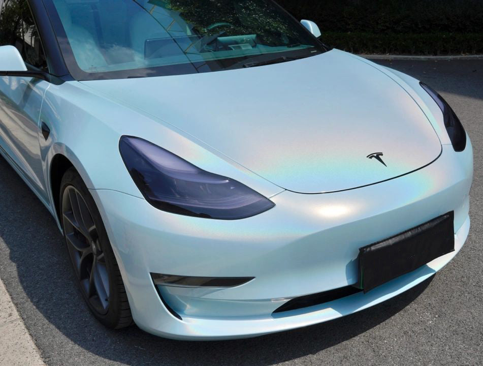 Mallcas™ Glossy Sea Breeze Blue Vinyl Wrap