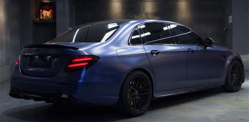 Mallcas™ Matte Pure Metal Midnight Blue Vinyl Wrap (PET Liner)