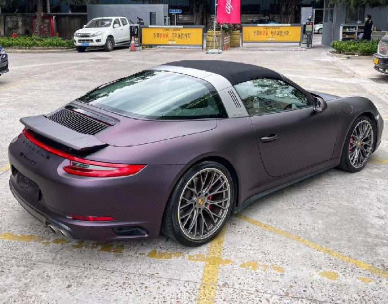 Mallcas™ Matte Black Purple Vinyl Wrap (PET Liner)