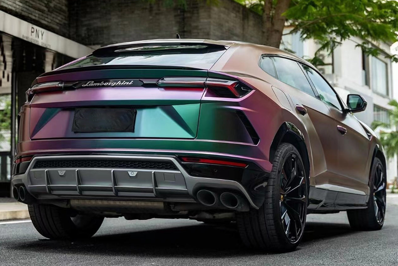 Mallcas™ Ultra Satin Chamelelon Colorful Summit Green Vinyl Wrap (PET Liner)