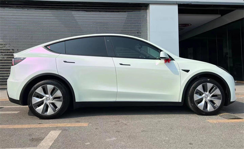 Mallcas™ Glossy White to Purple Vinyl Wrap (PET Liner)