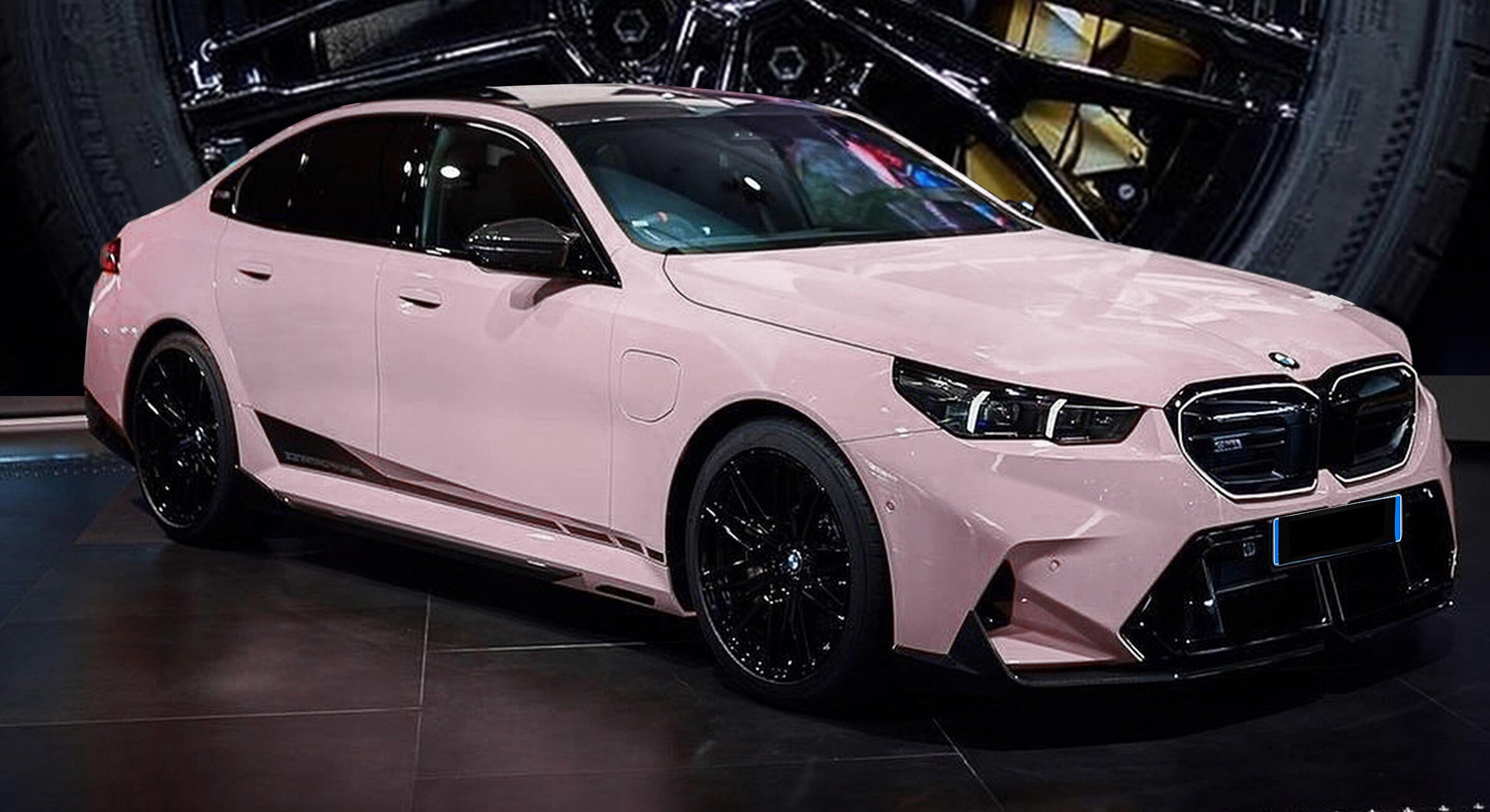 Mallcas™ Glossy Mist Rose Pink Vinyl Wrap (PET Liner)
