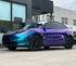 Mallcas™ Glossy Diamond Purple Blue Vinyl Wrap (PET Liner)
