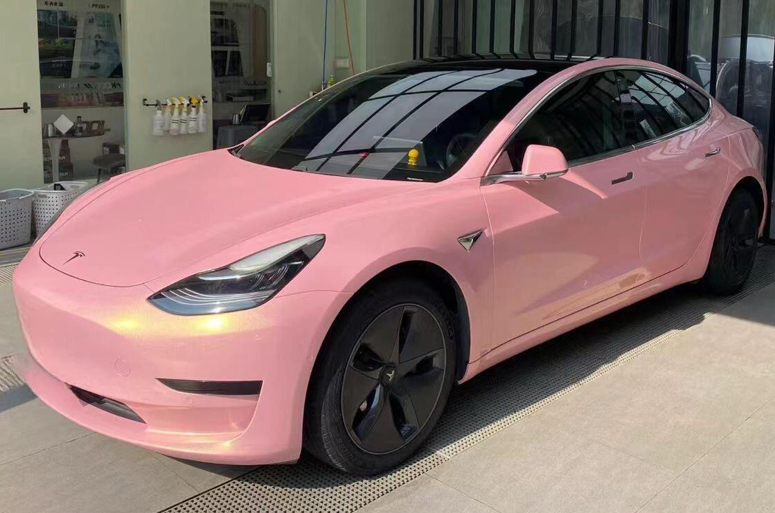 Mallcas™ Ultra Gloss Star Cherry Pollen Vinyl Wrap (PET Liner)