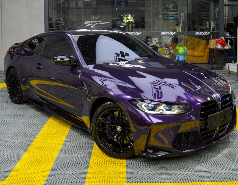 Mallcas™ Glossy Metallic Venice Purple Vinyl Wrap