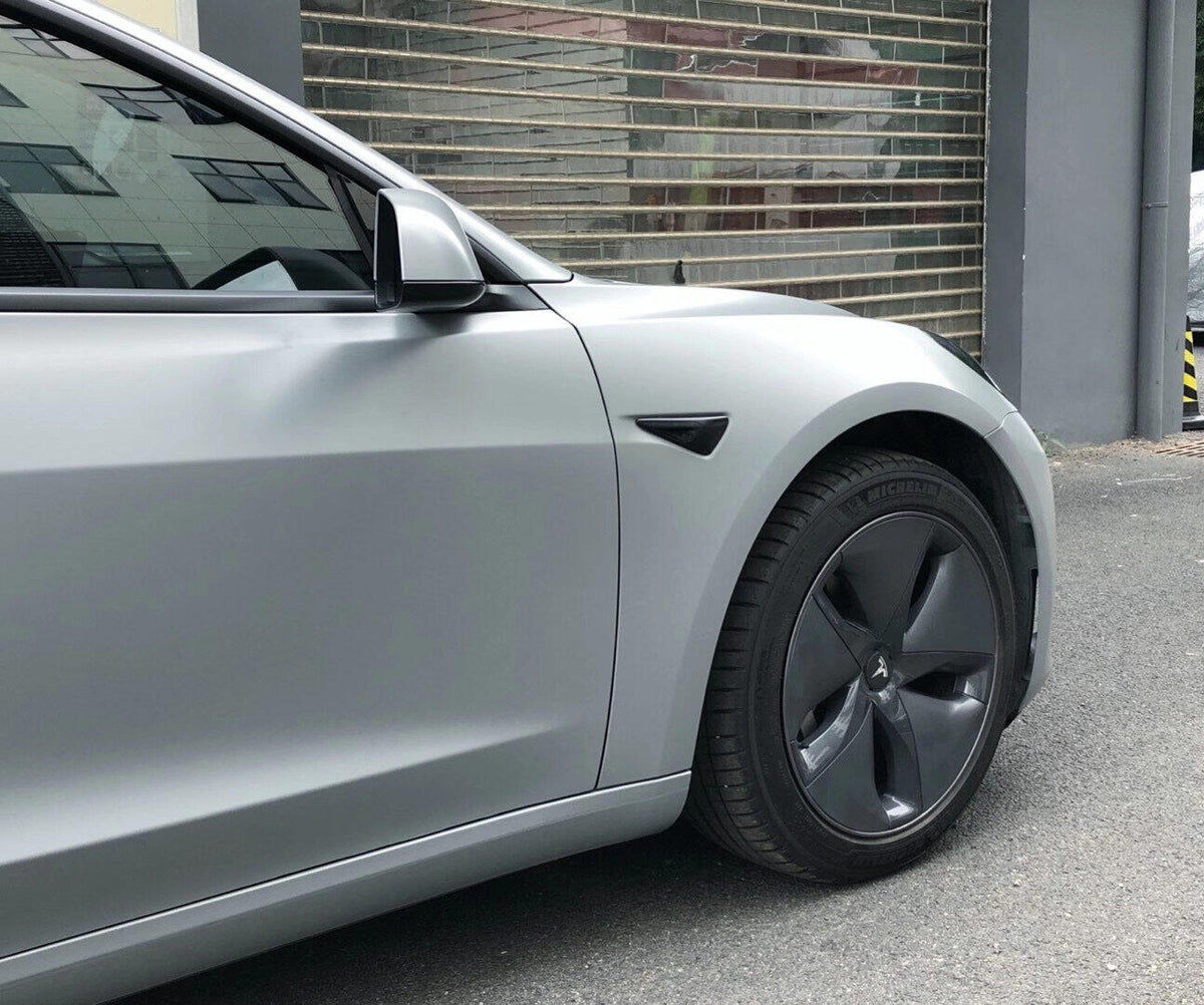 Mallcas™ Matte Nardo Gray Vinyl Wrap (PET Liner)