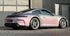 Mallcas™ Matte Technology Silver Pink Vinyl Wrap (PET Liner)