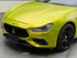 Mallcas™ Satin Metallic Lemon Green Vinyl Wrap (PET Liner)