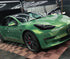 Mallcas™ Glossy Rainbow Green Vinyl Wrap (PET Liner)