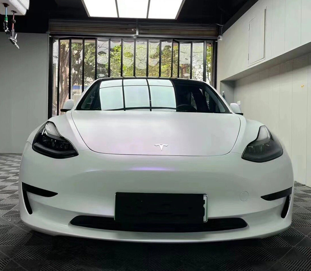 Mallcas™ Matte White to Purple Vinyl Wrap