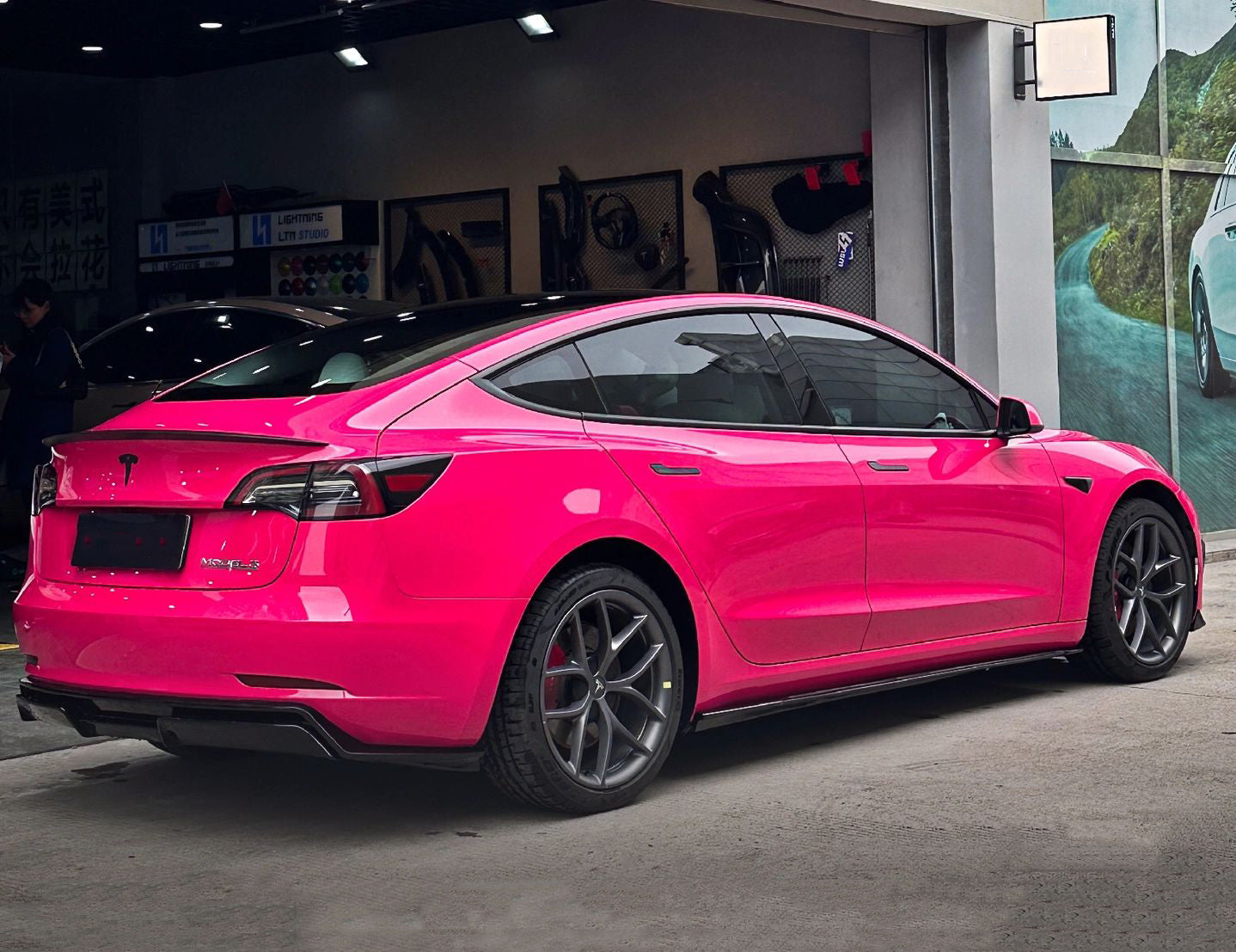 Mallcas™ Glossy Beets Purple Vinyl Wrap (PET Liner)