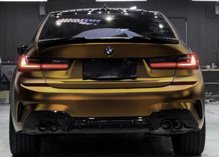 Mallcas™ Satin Chrome Midnight Gold Vinyl Wrap (PET Liner)