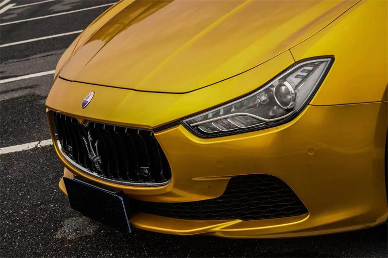 Mallcas™ Glossy Metallic Luxury Gold Vinyl Wrap (PET Liner)