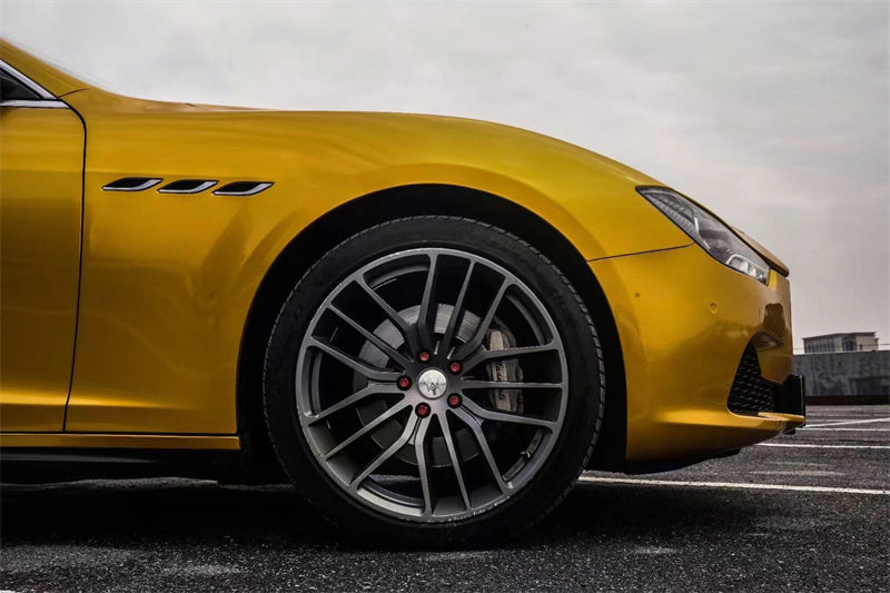 Mallcas™ Glossy Metallic Luxury Gold Vinyl Wrap (PET Liner)