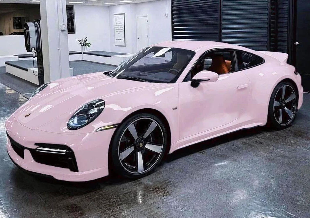 Mallcas™ Glossy Misty Lilac Pink Vinyl Wrap (PET Liner)