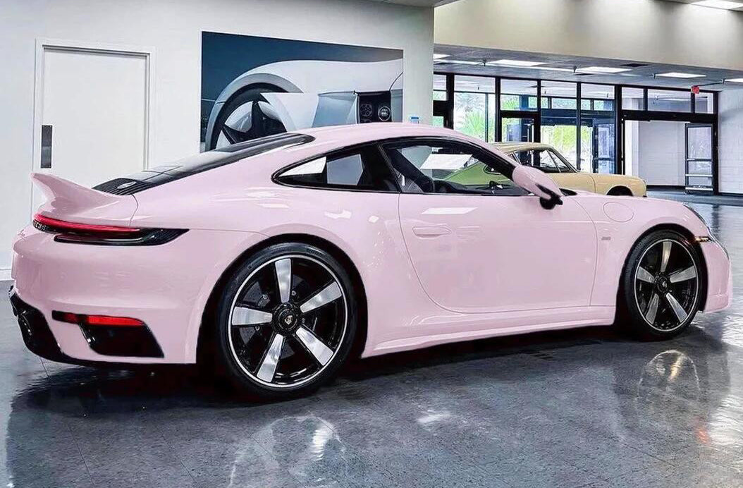 Mallcas™ Glossy Misty Lilac Pink Vinyl Wrap (PET Liner)