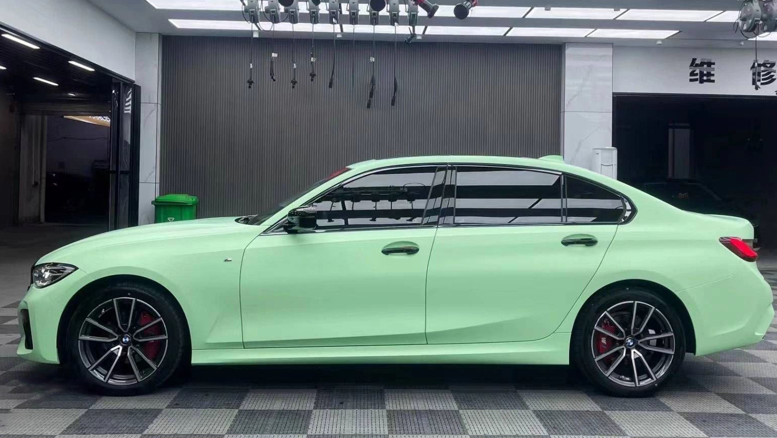 Mallcas™ Super Matte Hazy Green Vinyl Wrap