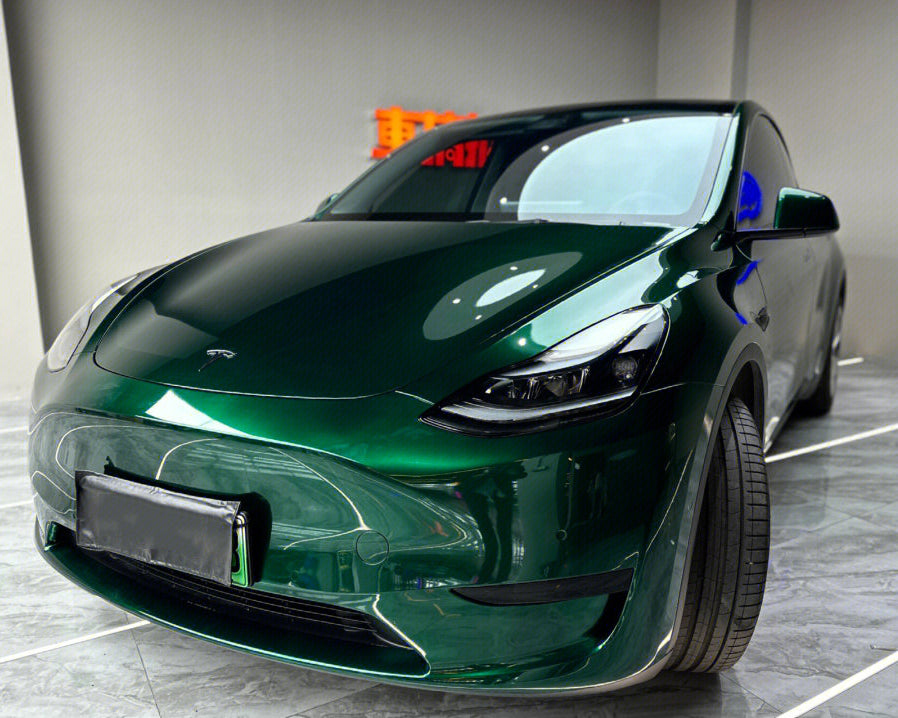 Mallcas™ Glossy Metallic Agate Green Vinyl Wrap