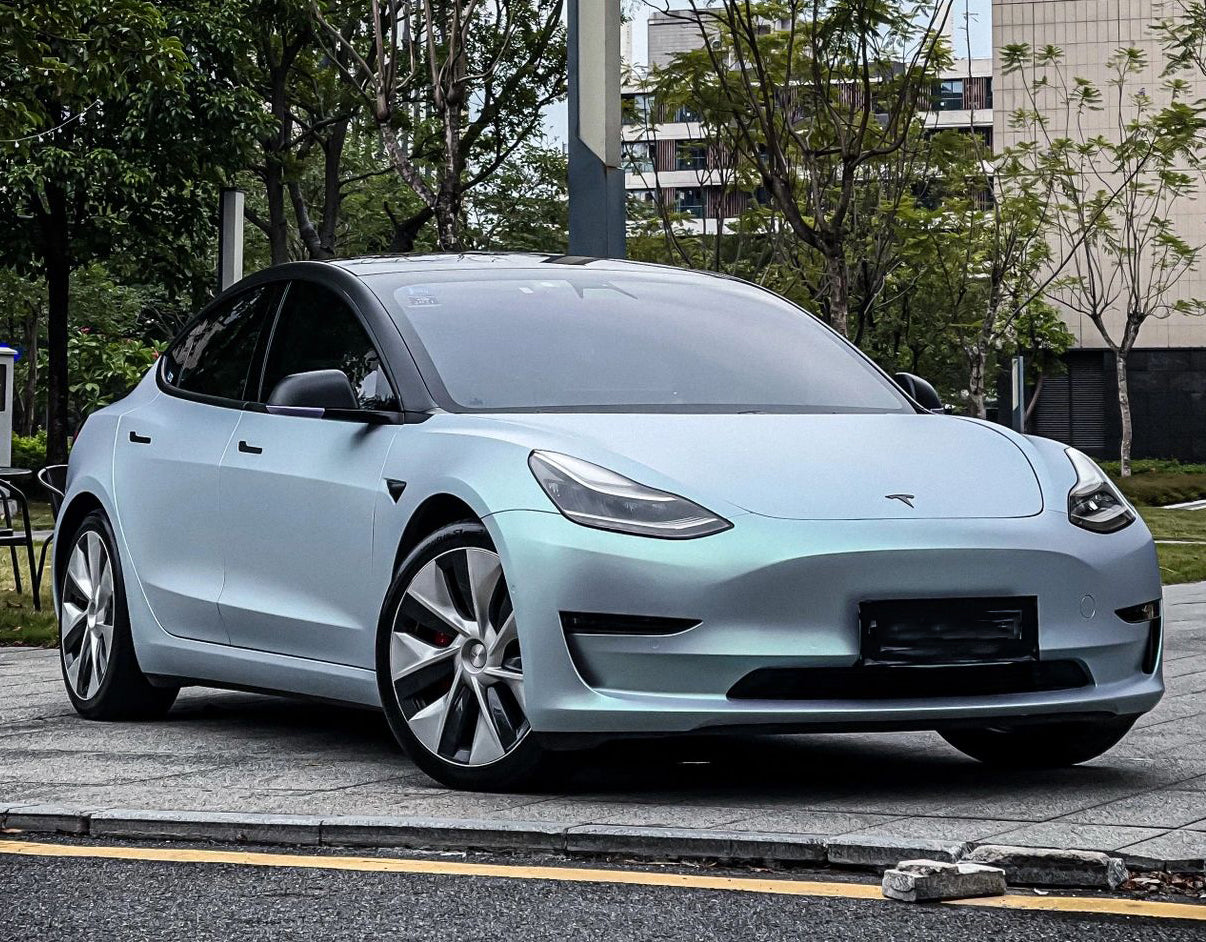 Mallcas™ Matte Gold Green Vinyl Wrap (PET Liner)