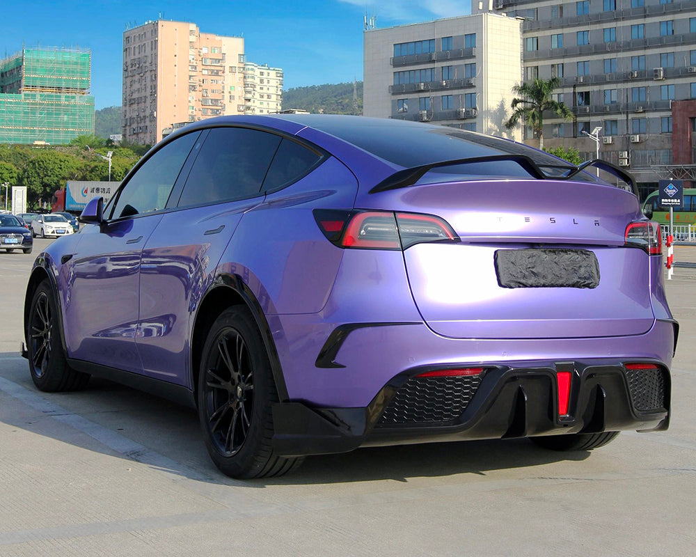 Mallcas™ Glossy Metallic Viola purple Vinyl Wrap (PET Liner)