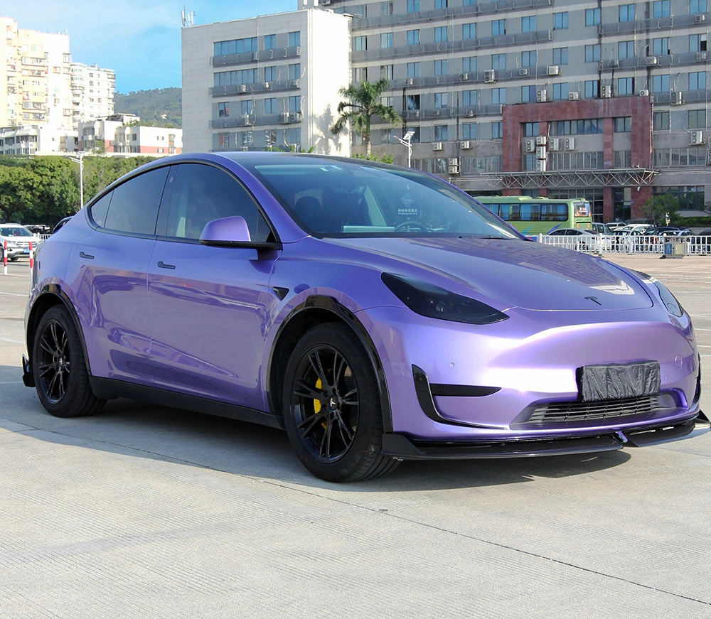 Mallcas™ Glossy Metallic Viola purple Vinyl Wrap (PET Liner)