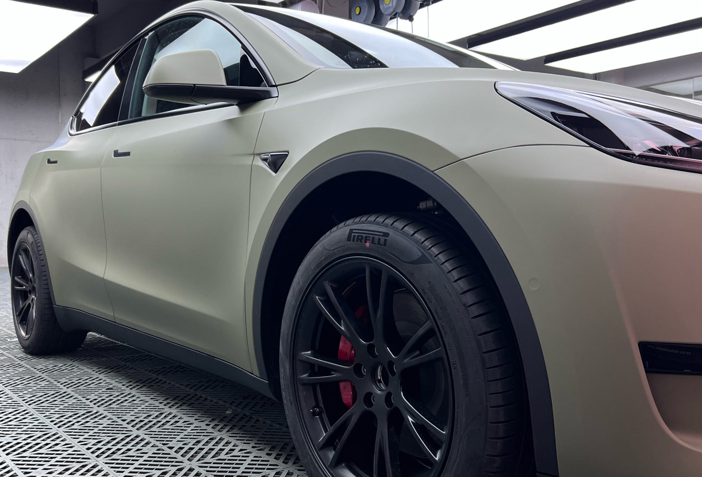 Mallcas™ Super Matte Khaki Green Vinyl Wrap